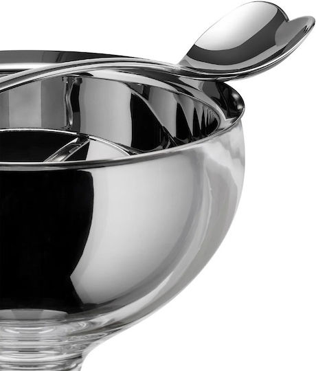 Alessi Big Love Eisschüssel Rund Inox Silver mit Durchmesser 12cm