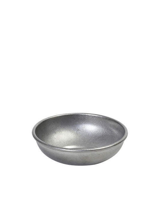 Espiel Snow Μπωλ Σερβιρίσματος για Ντιπ Στρογγυλό Inox Γκρι με Διάμετρο 9.7εκ. 6τμχ