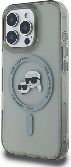 Karl Lagerfeld Karl&Choupette Umschlag Rückseite Kunststoff Schwarz (iPhone 17 Pro Max / iPhone 17 Pro / iPhone 16 Pro Max)