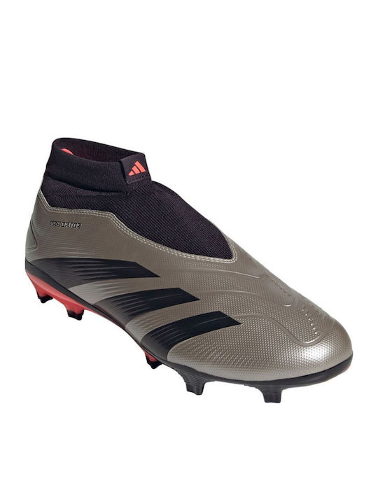 adidas Predator League Ποδοσφαιρικά Παπούτσια με Τάπες FG Ασημί