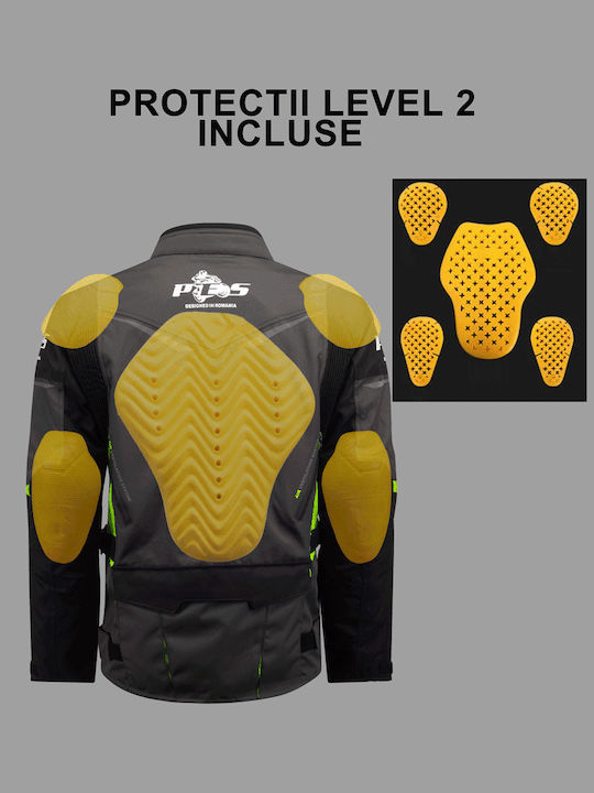 Bărbătesc Geacă de motocicletă Cordura 4 Sezoane Waterproof Negru