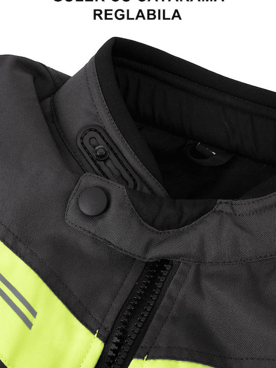 Bărbătesc Geacă de motocicletă Cordura 4 Sezoane Waterproof Negru