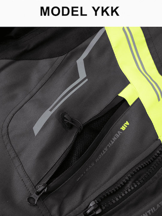 Bărbătesc Geacă de motocicletă Cordura 4 Sezoane Waterproof Negru