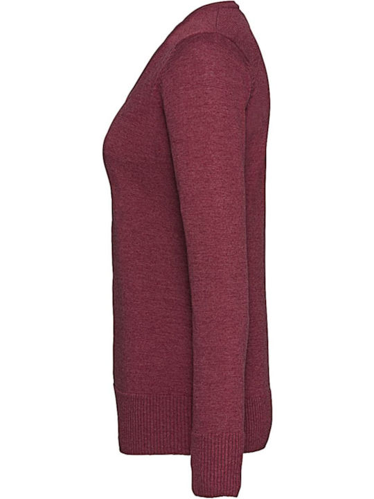 Russell Europe Marl Γυναικείο Διαφημιστικό T-shirt Κοντομάνικο Cranberry Marl