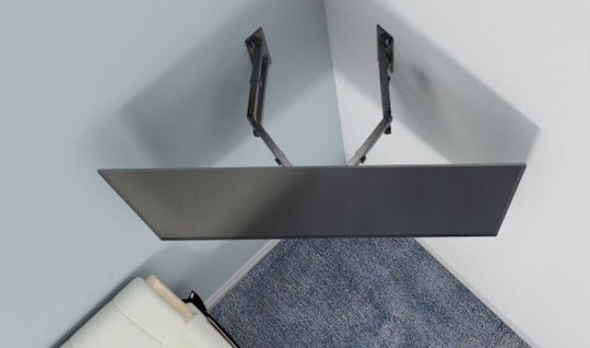 Brateck LPA63-466C Lpa63-466C Suport TV de perete până la 70" și 45kg Argintiu