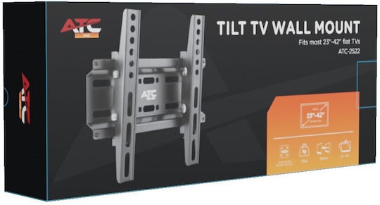 ATC ATC-2522 03.009.0027 Wall TV Mount up to 42" and 35kg Silver