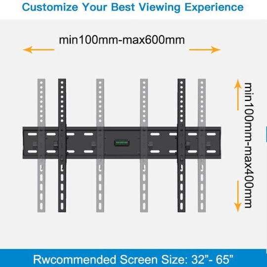 AXRED AX600 Стойка за телевизор Стенен до 65" и 45кг