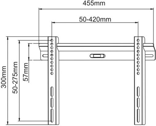 DMP PLB114S PLB114S Wall TV Mount up to 37" and 45kg