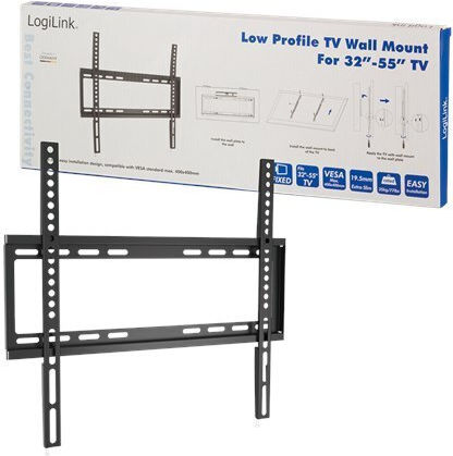 LogiLink BP0009 Βάση Τηλεόρασης Τοίχου έως 55" και 35kg
