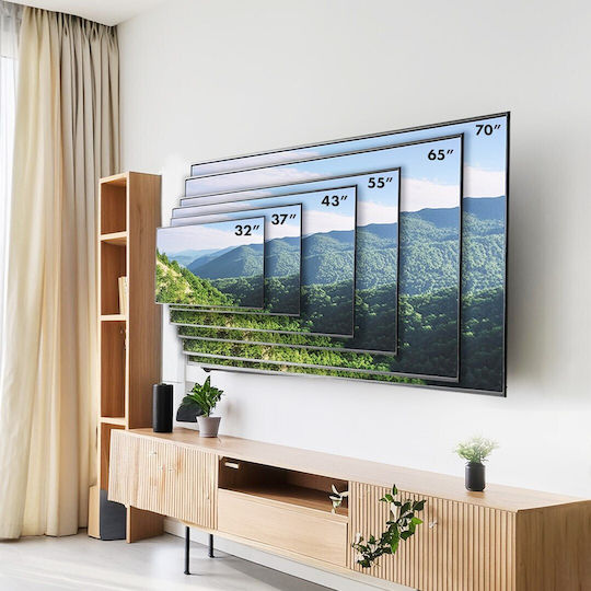 Maclean Energy MC-412 Βάση Τηλεόρασης Τοίχου έως 70" και 45kg