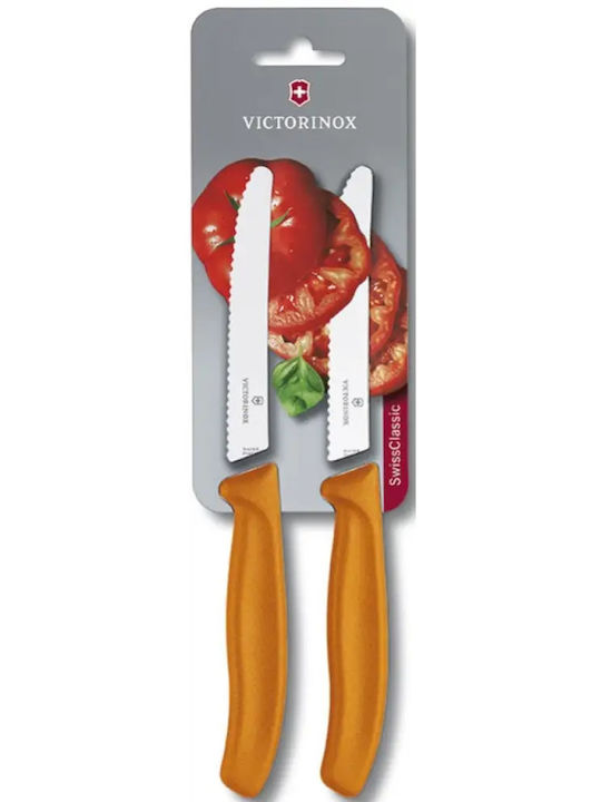 Victorinox Swiss Classic Knives General Use from Stainless Steel 11cm 2pcs