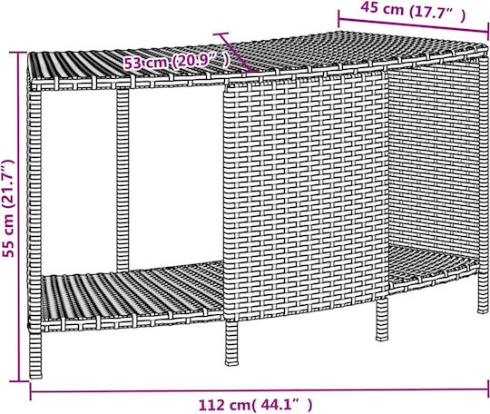 vidaXL Πλαίσιο Спа / хидромасаж 3270645