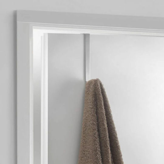 Metaltex 297050 Single Wall-Mounted Bathroom Hook ​16x16cm Silver
