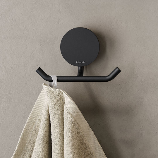 Geesa 7215-411 Double Wall-Mounted Bathroom Hook Geesa 7215-411 Double Wall-Mounted Bathroom Hook
