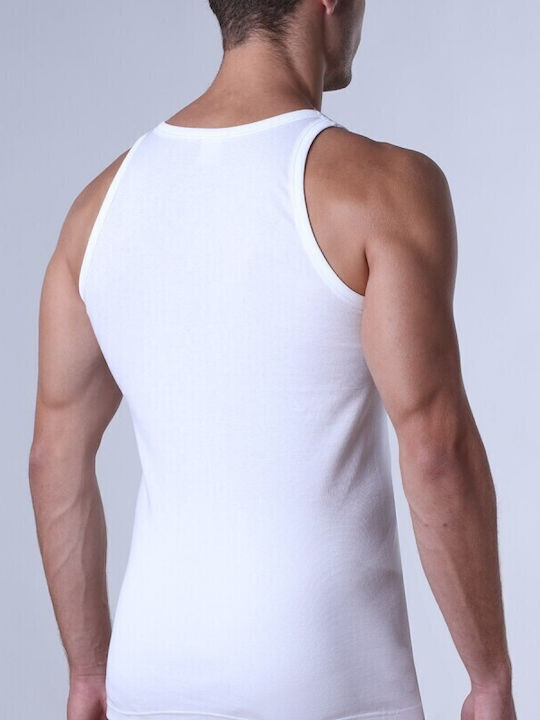 Gallop Men's Undershirts Sleeveless White 2Pack