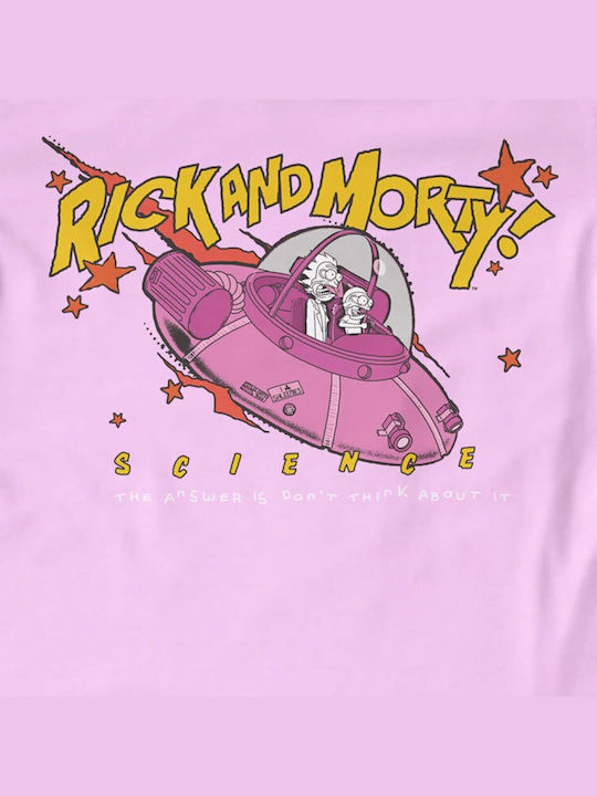 Paperinos T-shirt Rick And Morty Pink Cotton