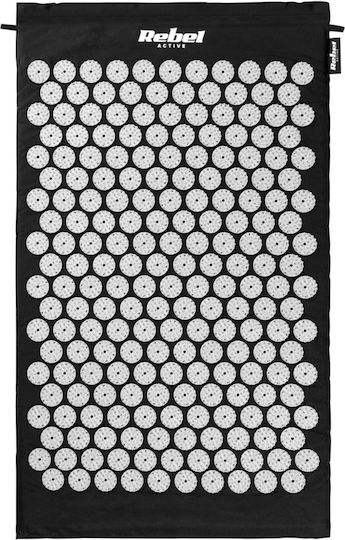 Health Mat Acupressure Spikes Pillow 72x42cm Gray Spikes Rebel Active