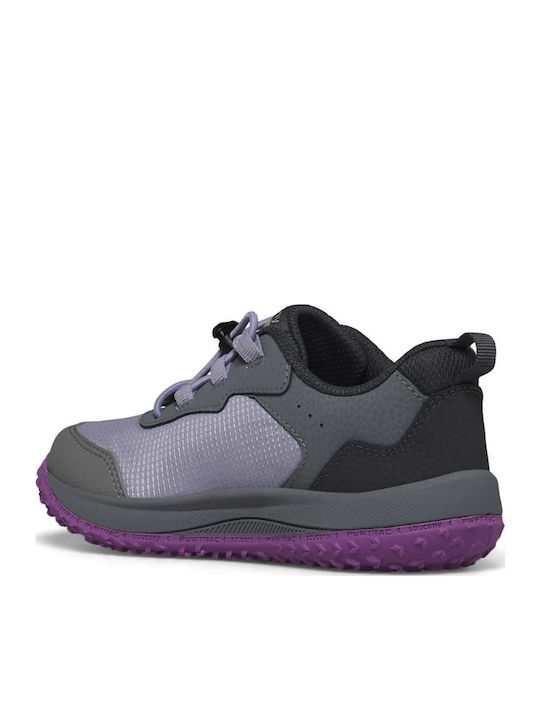 Aura Kids Sports Shoes Running with Laces Purple