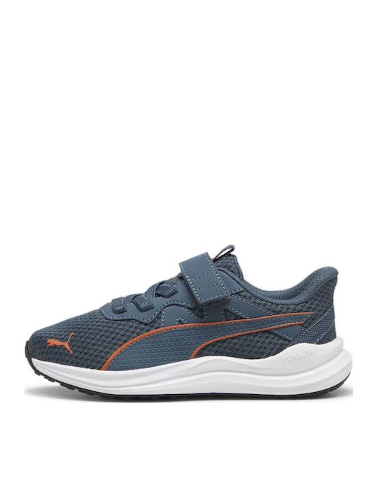 Reflect Lite Kids Sports Shoes Running with Hoop & Loop Closure Navy Blue