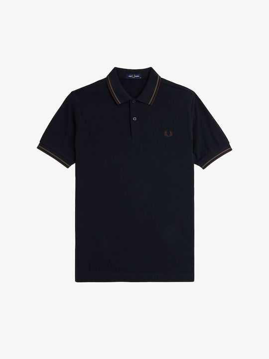 Fred Perry Shirt Herren Shirt Polo Navy, Green