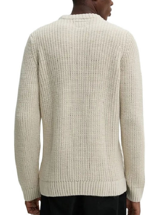 Superdry D1 Ovin Jacob Cable Men's Sweater Ecru