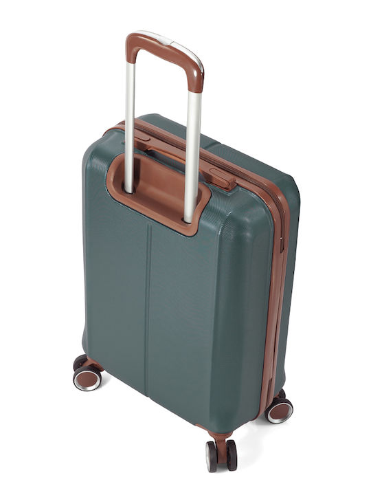 Benzi Benzi Hard Green Travel Suitcases with 4 Wheels Set of 3 Pieces