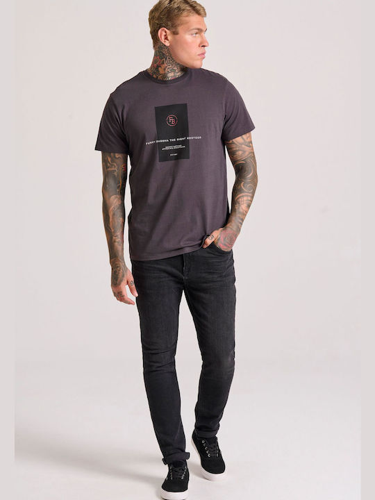 Funky Buddha T-shirt Gray