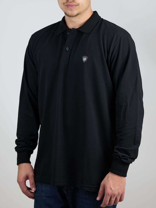 Polo Μπλούζα Μακρυμάνικη Black