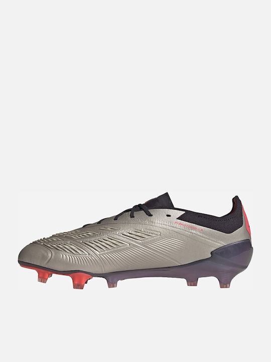 adidas Predator Elite Fußballschuhe mit Stollen Silber