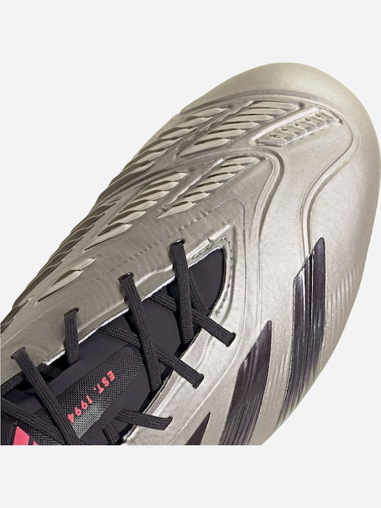 adidas Predator Elite Fußballschuhe mit Stollen Silber