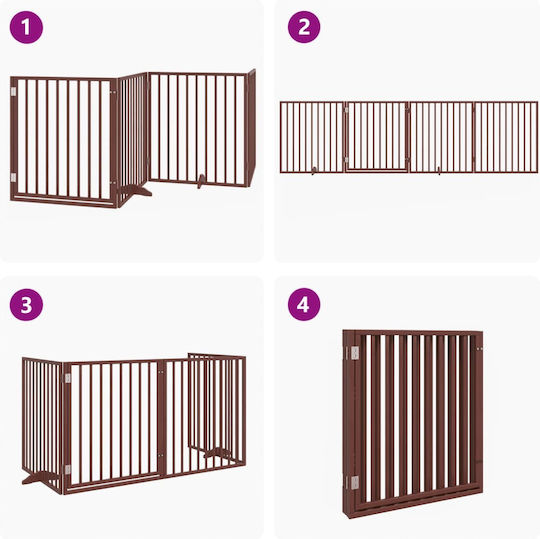 vidaXL Divider Dog in White Color 320 x 90cm