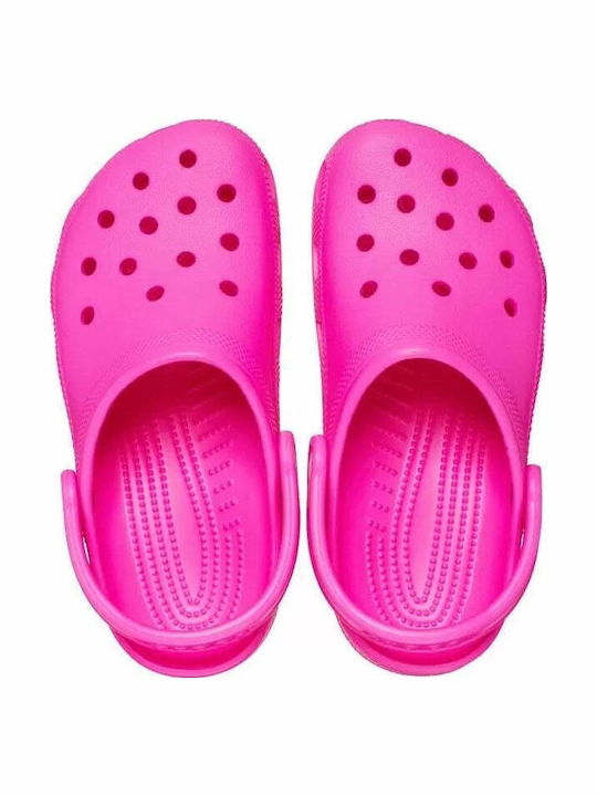 Crocs Crush Γυναικεία Ανατομικά Σαμπό Φούξια