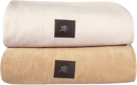 Greenwich Polo Club 3922 Ριχτάρι Διθέσιου Καναπέ Fleece 180x250εκ. Ivory 206182503922