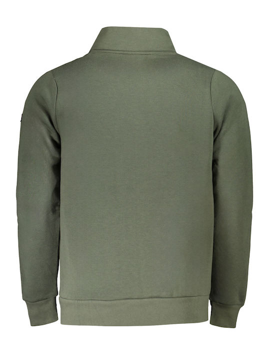 Squola Nautica Italiana Herren Sweatshirt Jacke mit Taschen Green