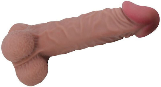 Pretty Love Sliding Skin Series Ρεαλιστικό Dildo με Βεντούζα Flesh 24cm