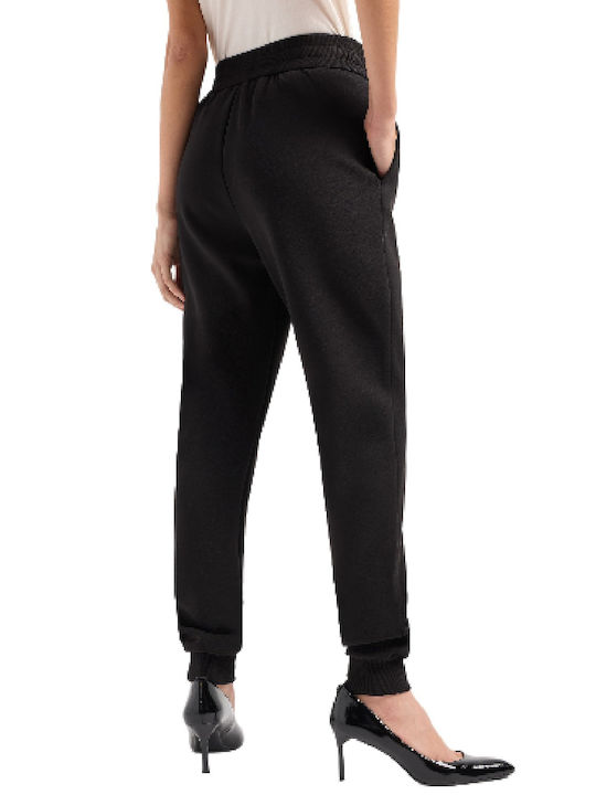 Armani Exchange Damen Stoff Hose Schwarz