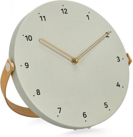 Bizzotto Josue Wall Clock Green 32x5cm