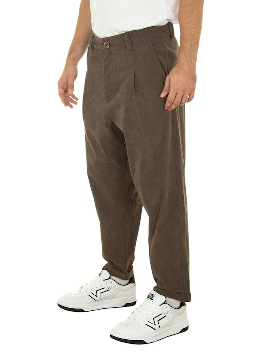 Nineteen Apparel Club Men's Trousers Brown