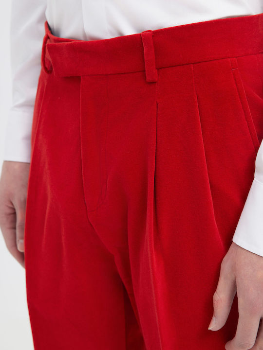 Aristoteli Bitsiani Herrenhose in Relaxed Passform RED