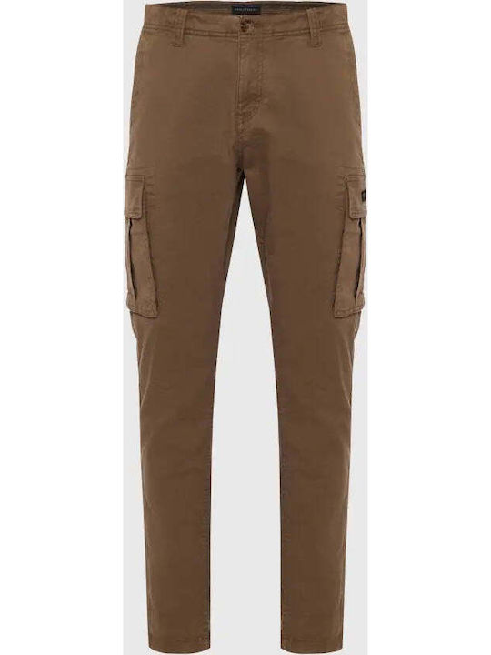 Trousers Cargo in Regular Fit Coffee
