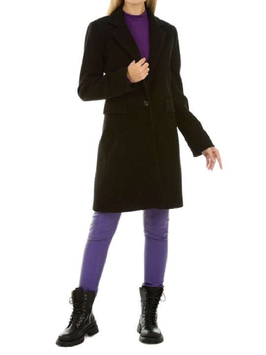 Paranoia Women's Short Half Coat black