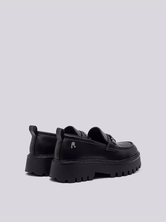 Replay Women's Moccasins in Black Color