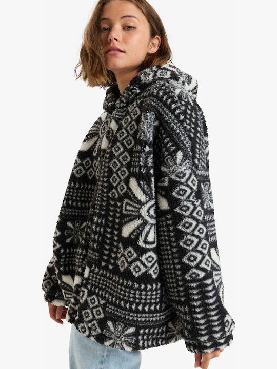 Obsessed With You Long Women's Cardigan with Zipper Phantom Mo