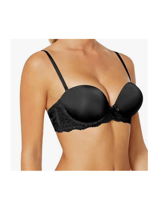 Dorina Balconette Push Up Balconette Bra black