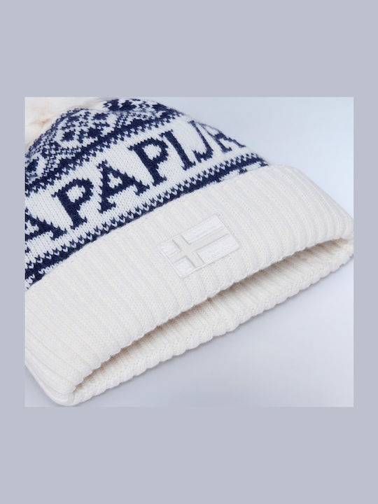 Beanie Beanie Knitted in White color