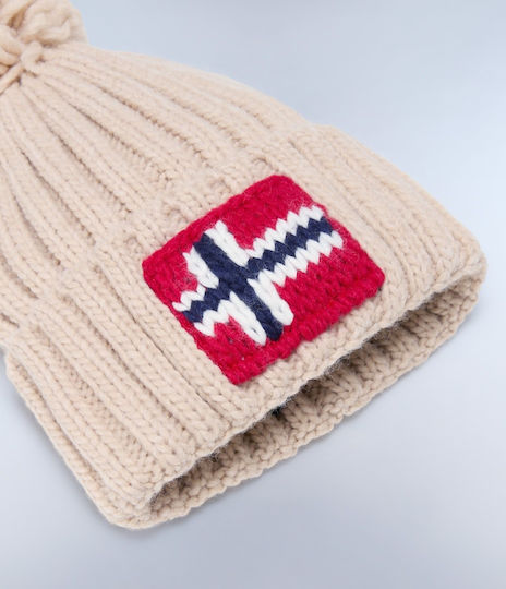 Semiury Beanie Männer Beanie Gestrickt in Beige Farbe