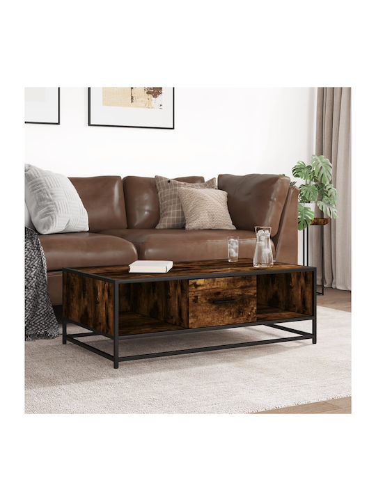 Rectangular Coffee Table Smoky Oak L100xW57xH35cm