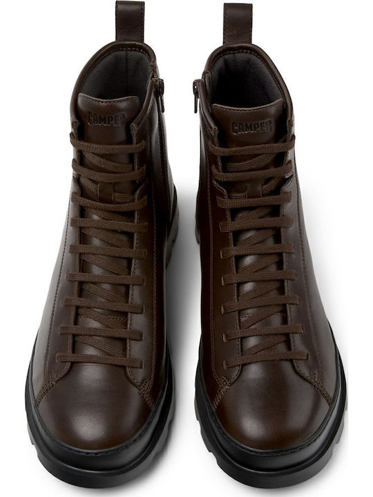 Brutus Leather Men's Boots Anatomical Dark Brown