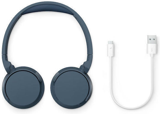 Philips TAH4209 Kabellos / Kabelgebunden Am Ohr Kopfhörer mit 55 Stunden Betriebszeit und Quick Charge Blau