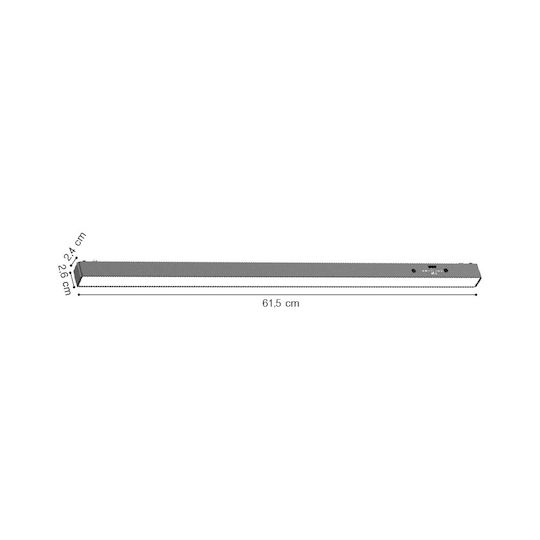 Inlight LED Lumina liniară Lumină Plafon 20W L61.5xL2.4xÎ2.6cm